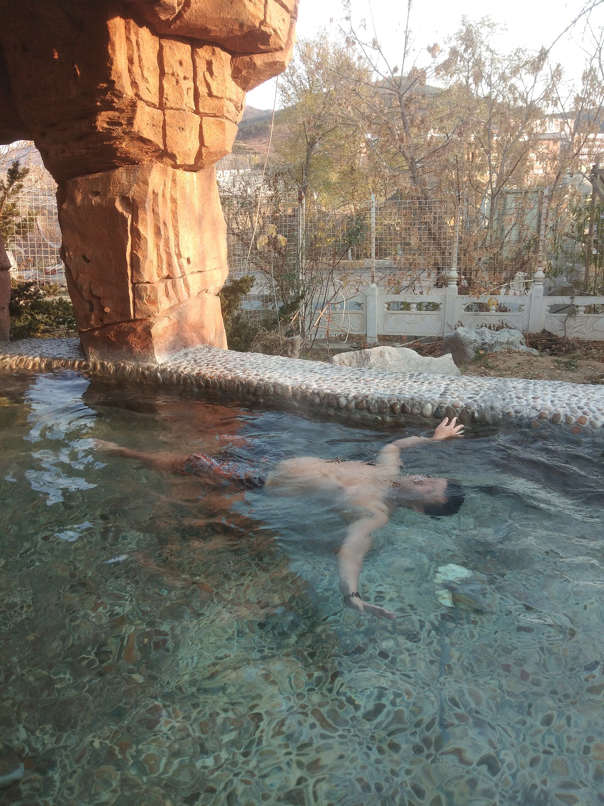 hot spring pool China
