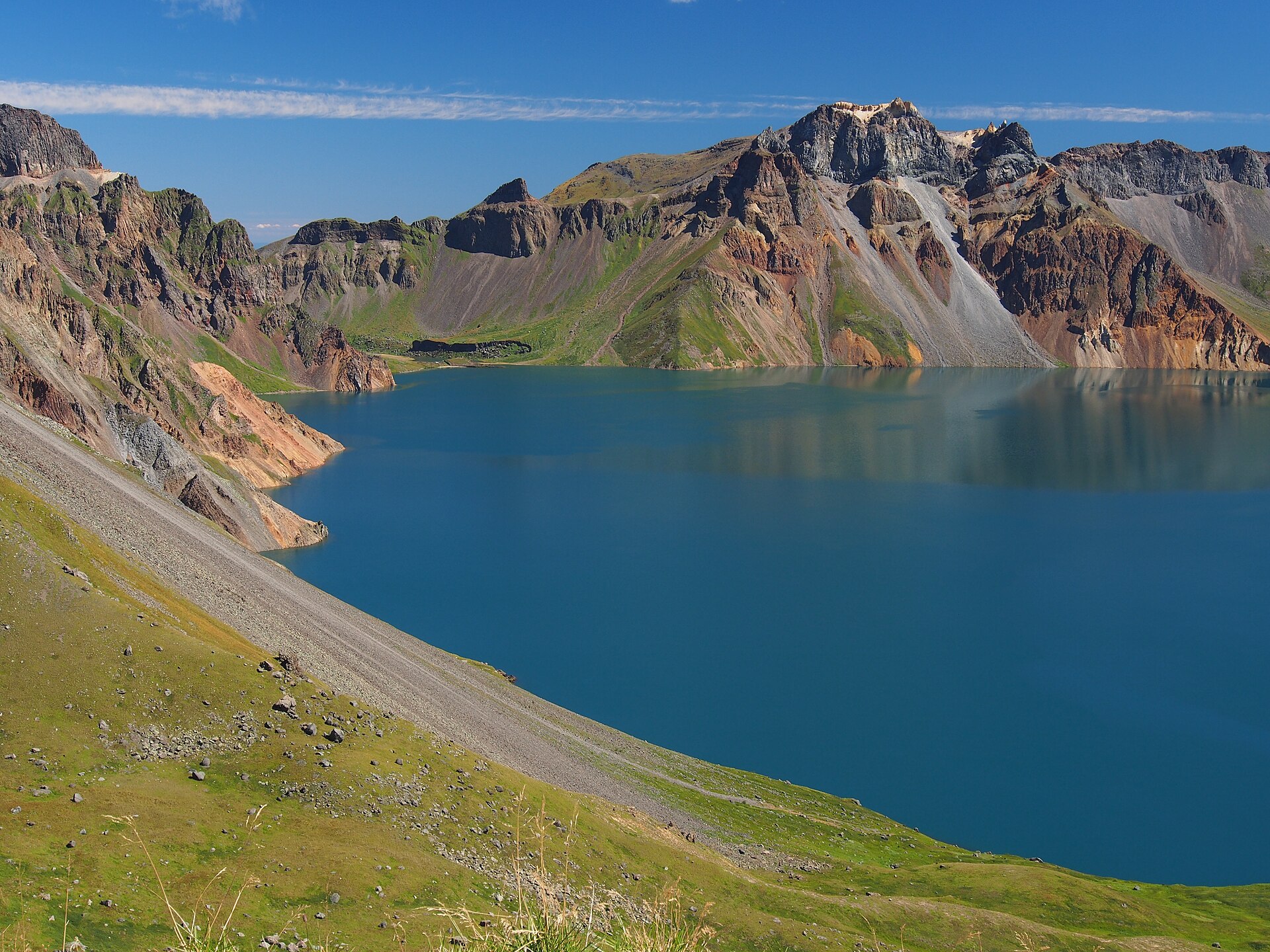 Changbaishan crater lake Tianchi