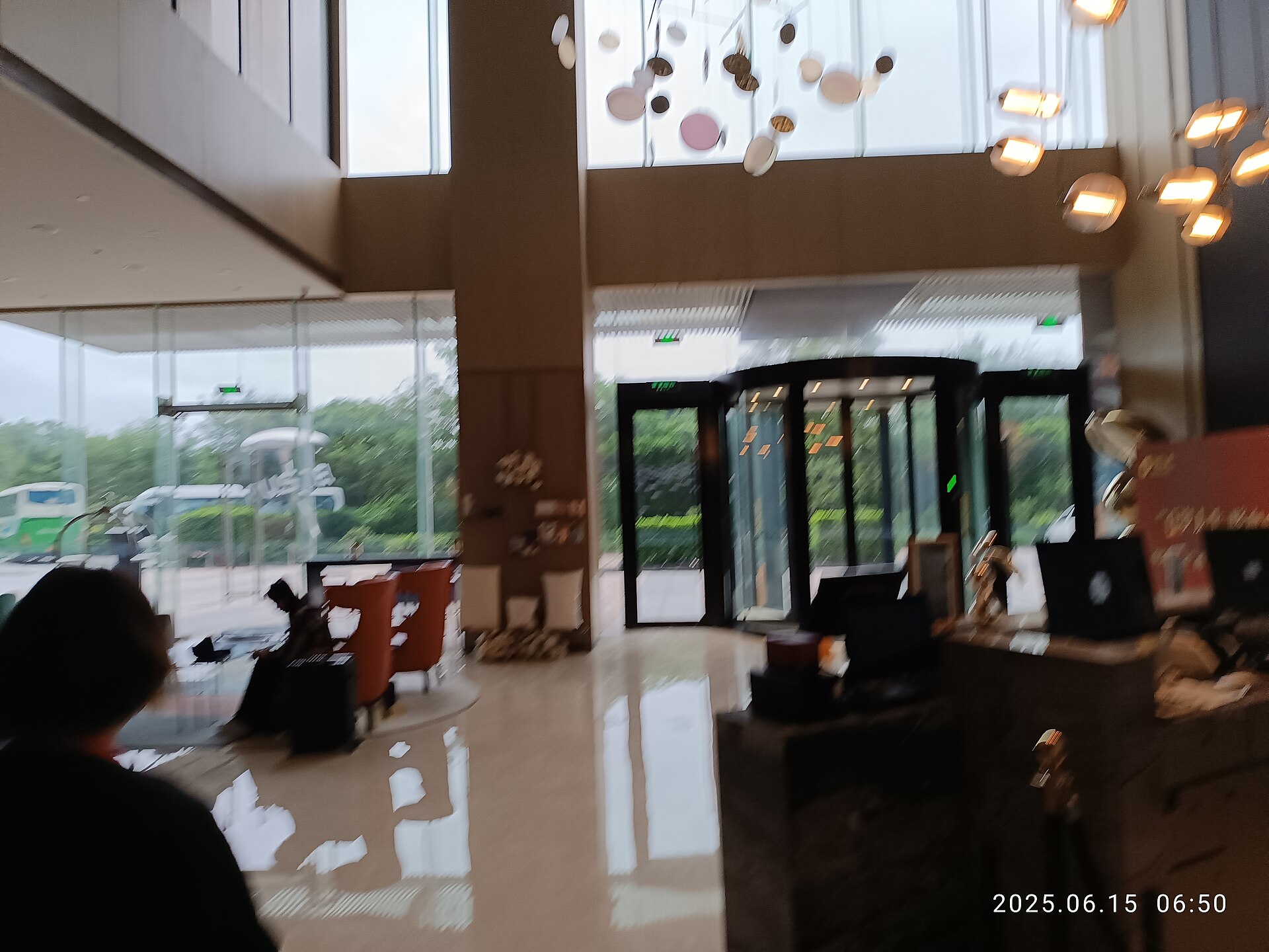 Chinese hotel lobby