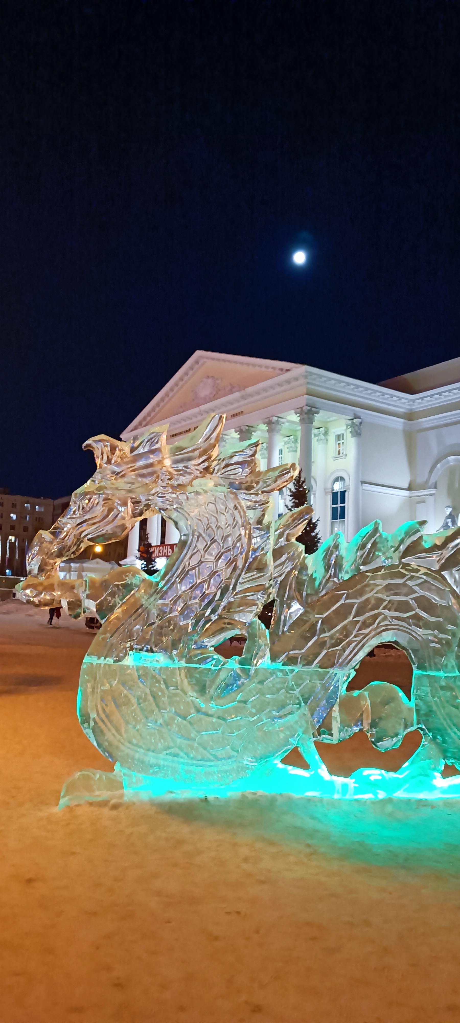 ice sculpture night China