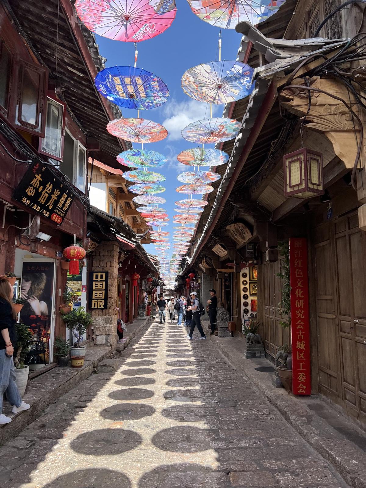Yunnan mountain town China